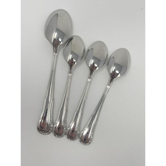 Wmf Cromargan Dorset Barock 3 Teaspoons 6 1/8” Serving Table Spoon 7.75” - Picture 5 of 6